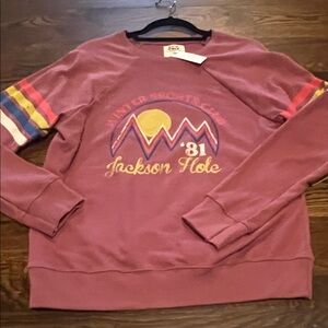 Anthropologie graphic sweatshirt NWT Size small